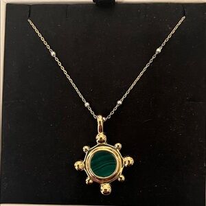 MISSOMA Green Malachite Pendant Necklace
